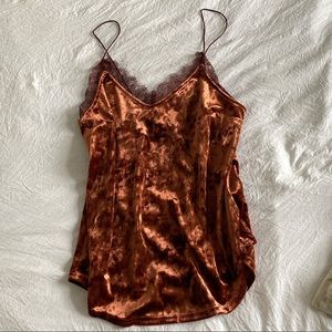 UO Velvet tank